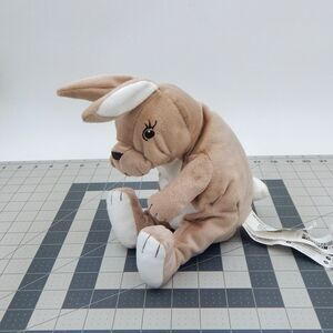 Ikea Livlig Gosig Kanin Bunny Rabbit Hare Stuffed Animal Plush 8 In Tan Sitting